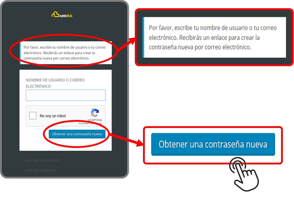 ¿Cómo puedo cambiar mi contraseña? | Abrevius